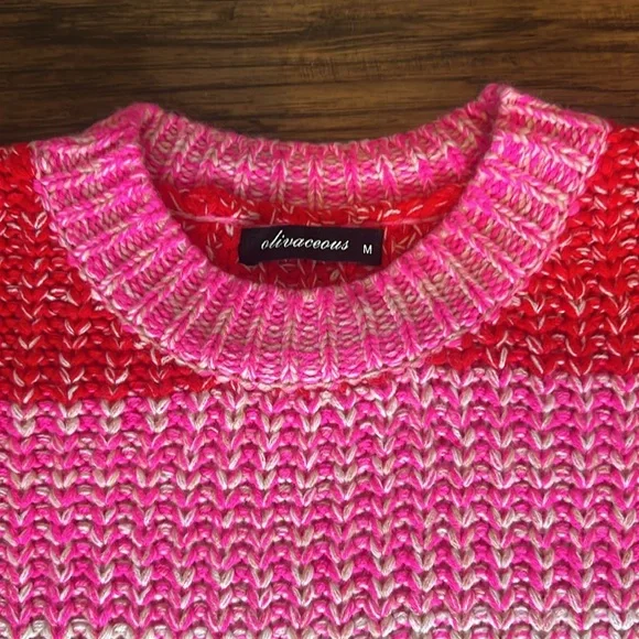 Cropped oversized sweater - Picture 2 of 3